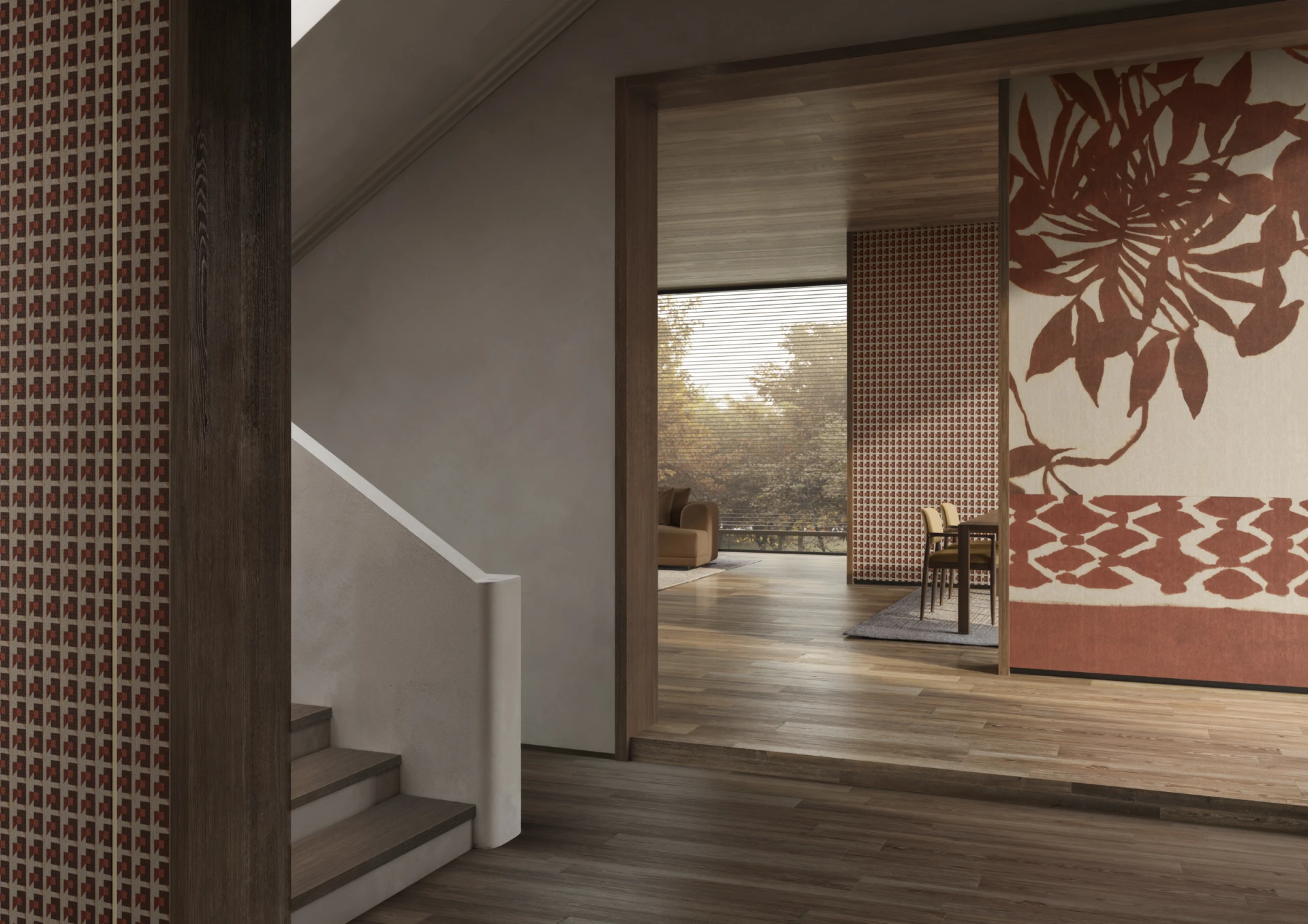 Bohème fleur – botaniczny rytm i dekoracyjna rama na grafice miesiąca Glamora