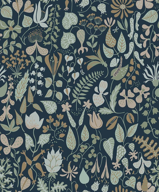 Boras Tapeter Scandinavian Des. III Herbarium 1977