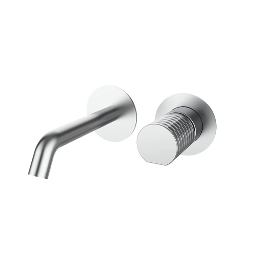Bateria umywalkowa podtynkowa 110mm komplet Inox Aura 75533753